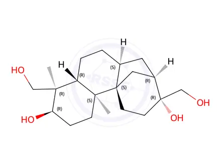 Chemical structure of (+)-Aphidicolin