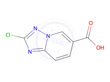 Chemical structure of 2-Chloro-[1,2,4]triazolo[1,5-a]pyridine-6-carboxylic acid