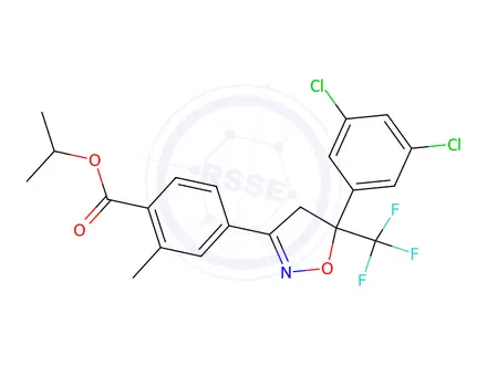 Chemical structure of Fluralaner impurity 43