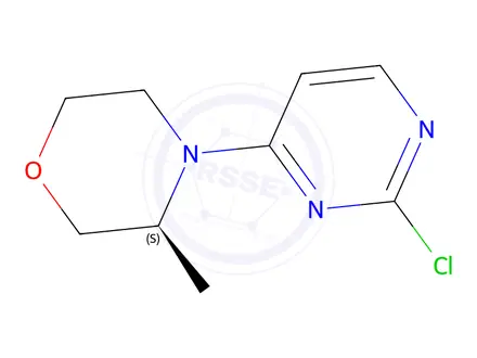 Chemical structure of (S)-4-(2-Chloropyrimidin-4-yl)-3-methylmorpholine
