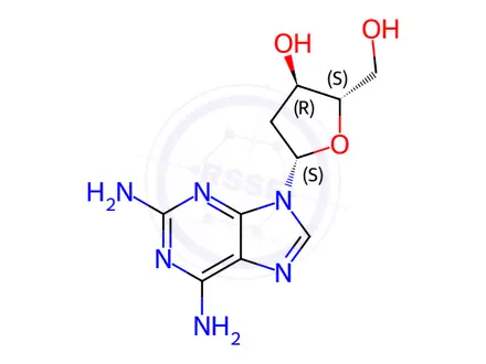 Chemical structure of Cladribine Impurity 11