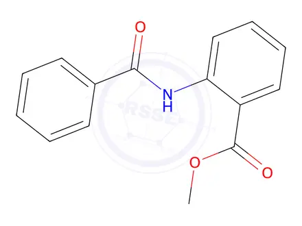 Chemical structure of Methyl 2-[(Phenylcarbonyl)amino]benzoate