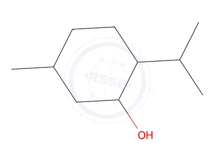 Chemical structure of MENTHOL