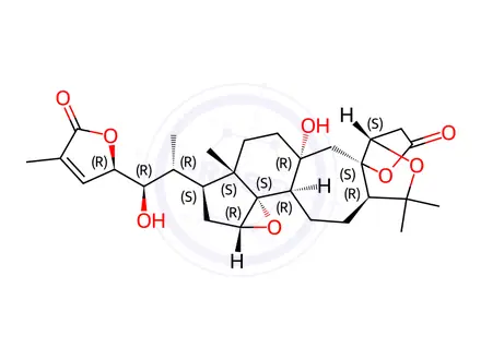 Chemical structure of Micrandilactone B