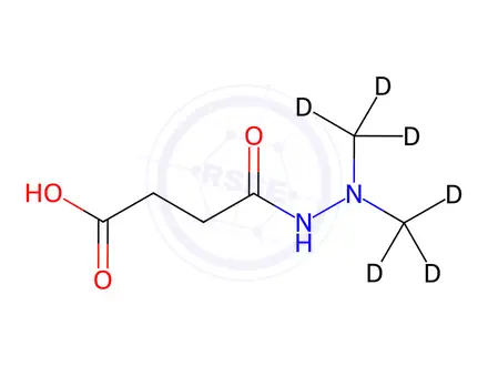 Chemical structure of Daminozide D6 (dimethyl D6)