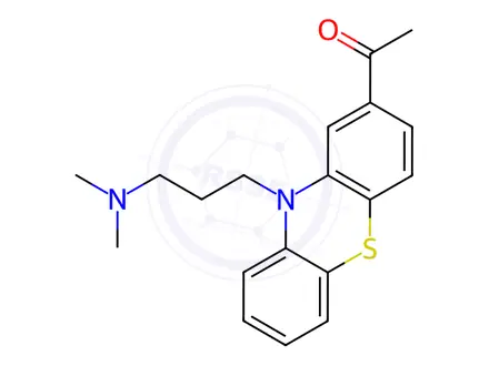 Chemical structure of Acepromazine