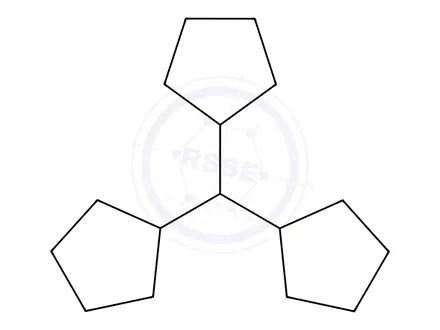 Chemical structure of Methylidynetriscyclopentane