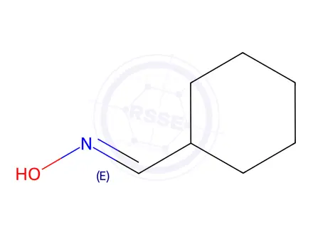 Chemical structure of Cyclohexanecarboxaldehyde, oxime, (E)-(8CI, 9CI)