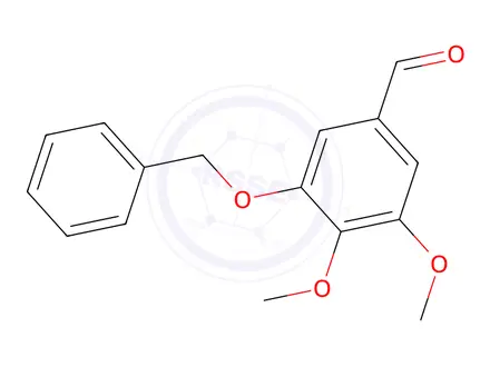 Chemical structure of 3-Benzyloxy-4,5-dimethoxybenzaldehyde
