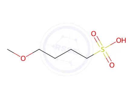 Chemical structure of 1-Butanesulfonic acid, 4-methoxy-