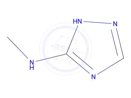 Chemical structure of 3-Methylamino-1H-1,2,4-triazole