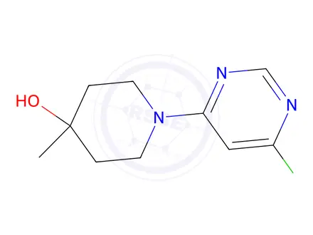 Chemical structure of 1-(6-Chloropyrimidin-4-yl)-4-methylpiperidin-4-ol