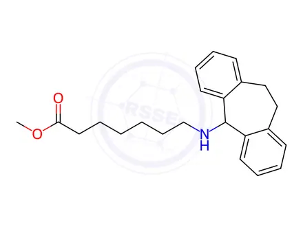 Chemical structure of Amineptine Impurity 1(Amineptine Methyl Ester)