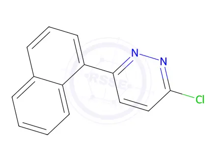 Chemical structure of 3-Chloro-6-(naphthalen-1-yl)pyridazine