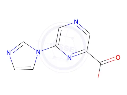 Chemical structure of 6-(1h-Imidazol-1-yl)pyrazine-2-carboxylic acid