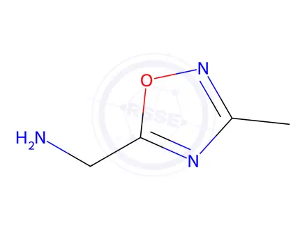 Chemical structure of (3-Methyl-1,2,4-oxadiazol-5-yl)methanamine