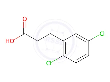 Chemical structure of 3-(2,5-Dichloro-phenyl)-propionic acid