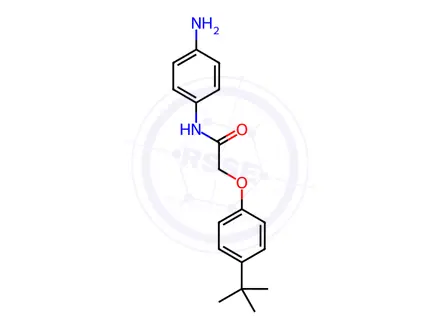 Chemical structure of N-(4-Aminophenyl)-2-[4-(tert-butyl)phenoxy]-acetamide