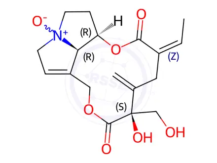 Chemical structure of Riddelliine N-oxide