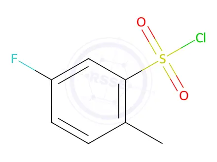 Chemical structure of 5-Fluoro-2-methylbenzenesulfonyl chloride