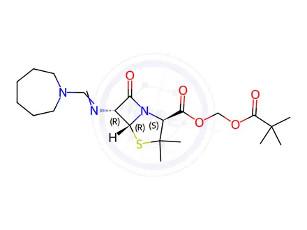Chemical structure of Pivmecillinam