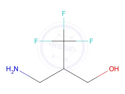 Chemical structure of 3-amino-2-(trifluoromethyl)propan-1-ol