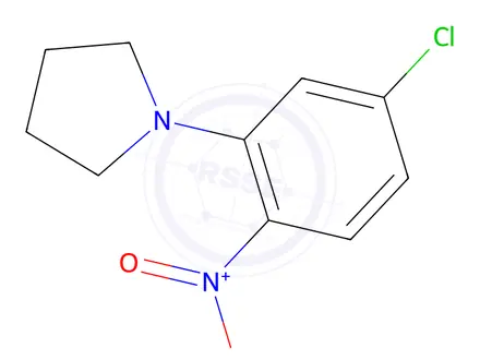Chemical structure of 1-(5-CHLORO-2-NITRO-PHENYL)-PYRROLIDINE