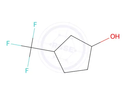 Chemical structure of 3-(trifluoromethyl)cyclopentan-1-ol