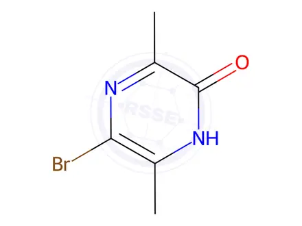 Chemical structure of 5-Bromo-3,6-dimethylpyrazin-2(1H)-one