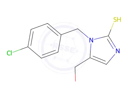 Chemical structure of [1-(4-chlorobenzyl)-2-mercapto-1h-imidazol-5-yl]methanol