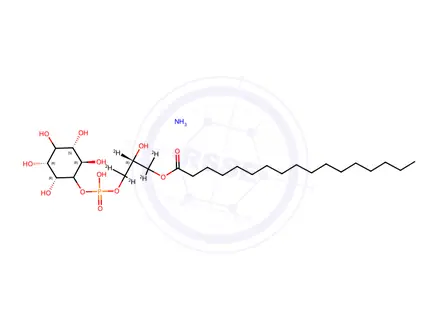 Chemical structure of 17:0 Lyso PI-d5