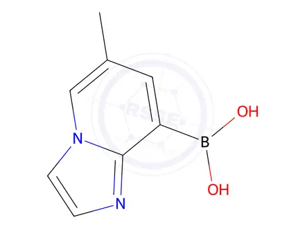 Chemical structure of {6-Methylimidazo[1,2-a]pyridin-8-yl}boronic acid