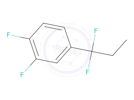 Chemical structure of 4-(1,1-Difluoropropyl)-1,2-difluorobenzene