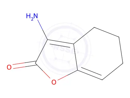 Chemical structure of 3-Amino-5,6-dihydrobenzofuran-2(4H)-one