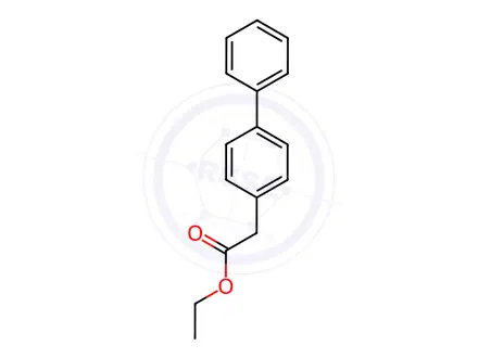 Chemical structure of Felbinac Ethyl Ester