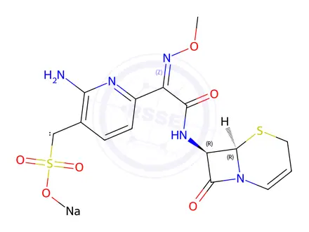 Chemical structure of Ceftizoxime Impurity 85