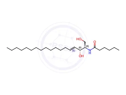 Chemical structure of C6 D-Threo Ceramide