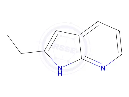 Chemical structure of 2-Ethyl-1H-pyrrolo[2,3-b]pyridine