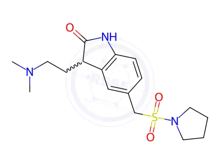 Chemical structure of Almotriptan Impurity 10