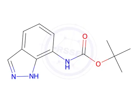 Chemical structure of Tert-butyl (1h-indazol-7-yl)carbamate