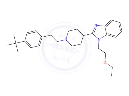 Chemical structure of alinastine