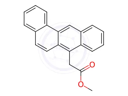 Chemical structure of Benz[a]anthracene-7-acetic Acid Methyl Ester