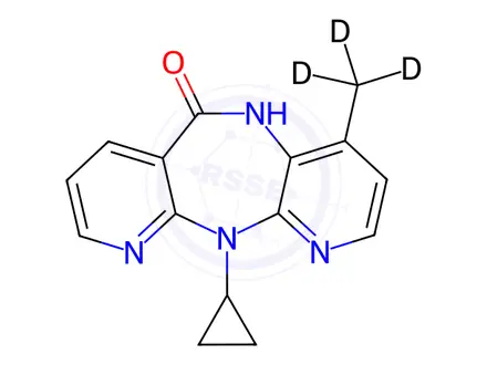 Chemical structure of Nevirapine D3