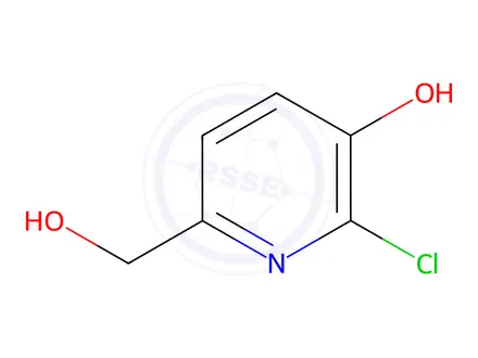 Chemical structure of 2-Chloro-6-hydroxymethyl-pyridin-3-ol