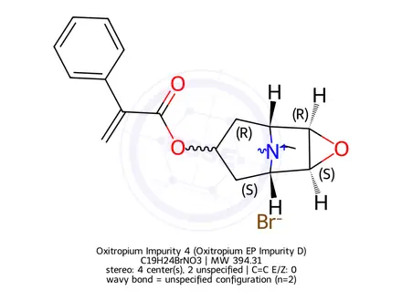 Chemical structure of Oxitropium Impurity 4 (Oxitropium EP Impurity D)