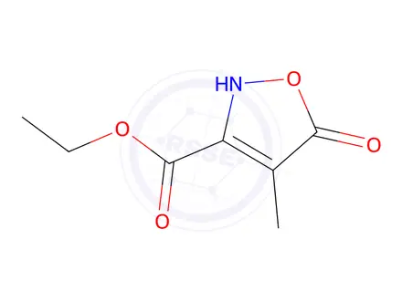 Chemical structure of Ethyl 4-methyl-5-oxo-2,5-dihydroisoxazole-3-carboxylate