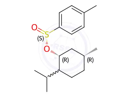 Chemical structure of (1R,2S,5R)-(-)-Menthyl (S)-p-Toluenesulfinate