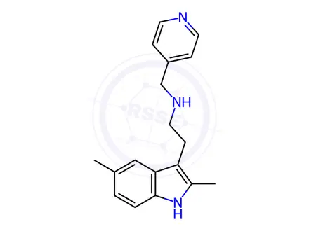Chemical structure of [2-(2,5-dimethyl-1h-indol-3-yl)ethyl](pyridin-4-ylmethyl)amine dihydrochloride