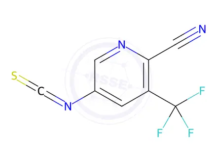 Chemical structure of 5-Isothiocyanato-3-(trifluoromethyl)picolinonitrile
