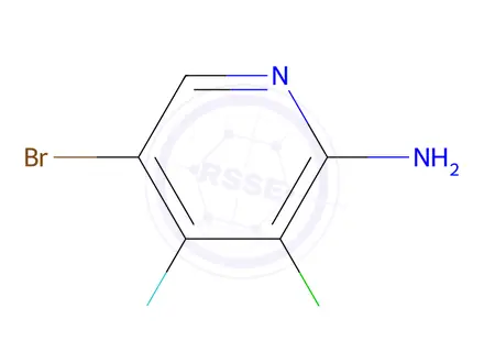 Chemical structure of 5-Bromo-3-chloro-4-fluoropyridin-2-amine